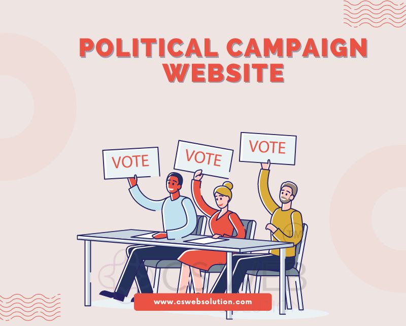 Political campaign website design in Bhubaneswar Odisha